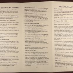 Tract - What Is The Gospel (Qty 10)